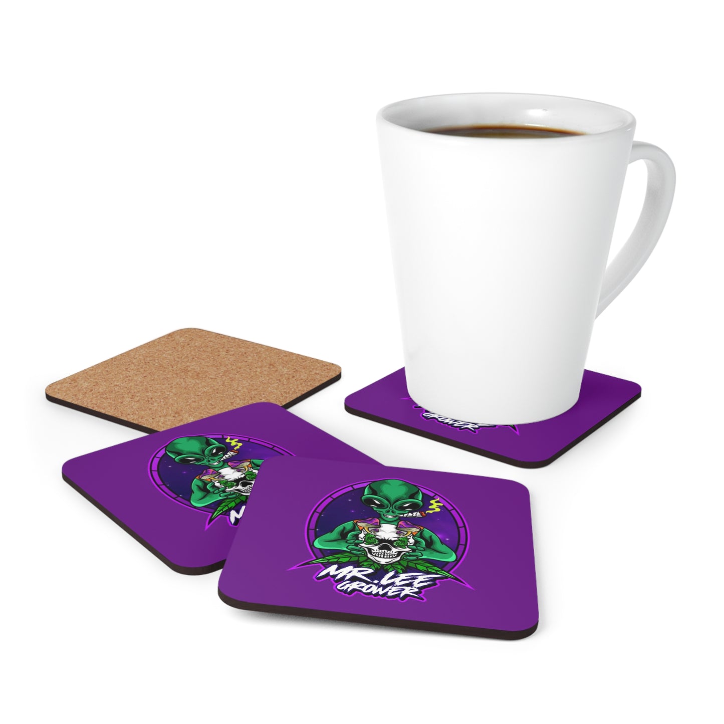 Mr Lee Grower Corkwood Coaster Set